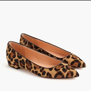 Jcrew Calf hair flats